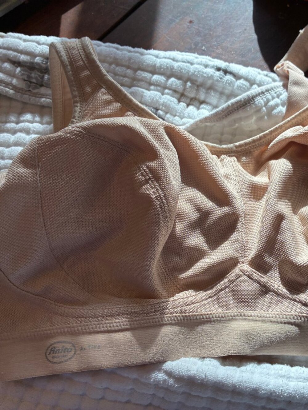 Anita 5527 Nude Wireless Maximum Control Bra 38E